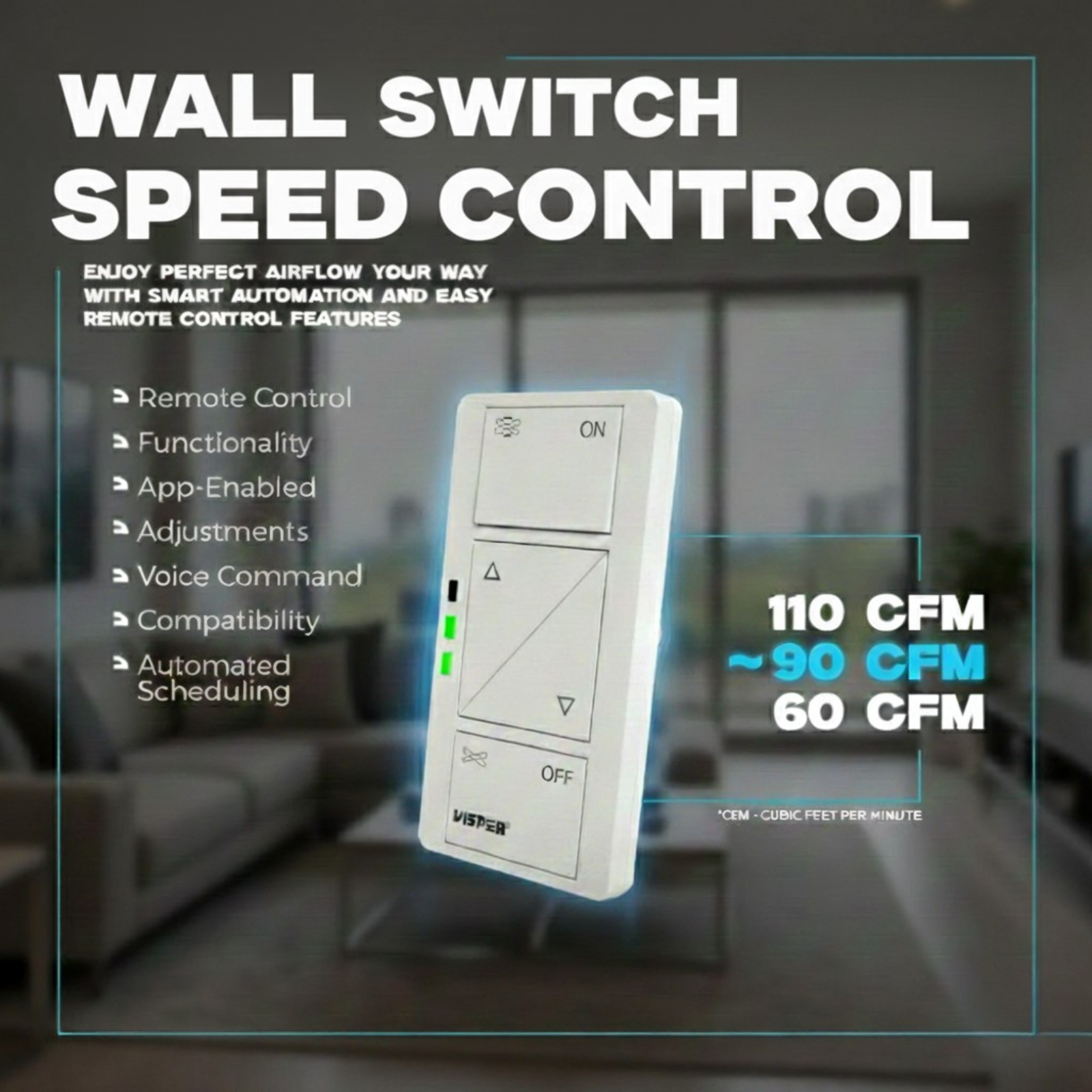 Wall Switch Speed Control
