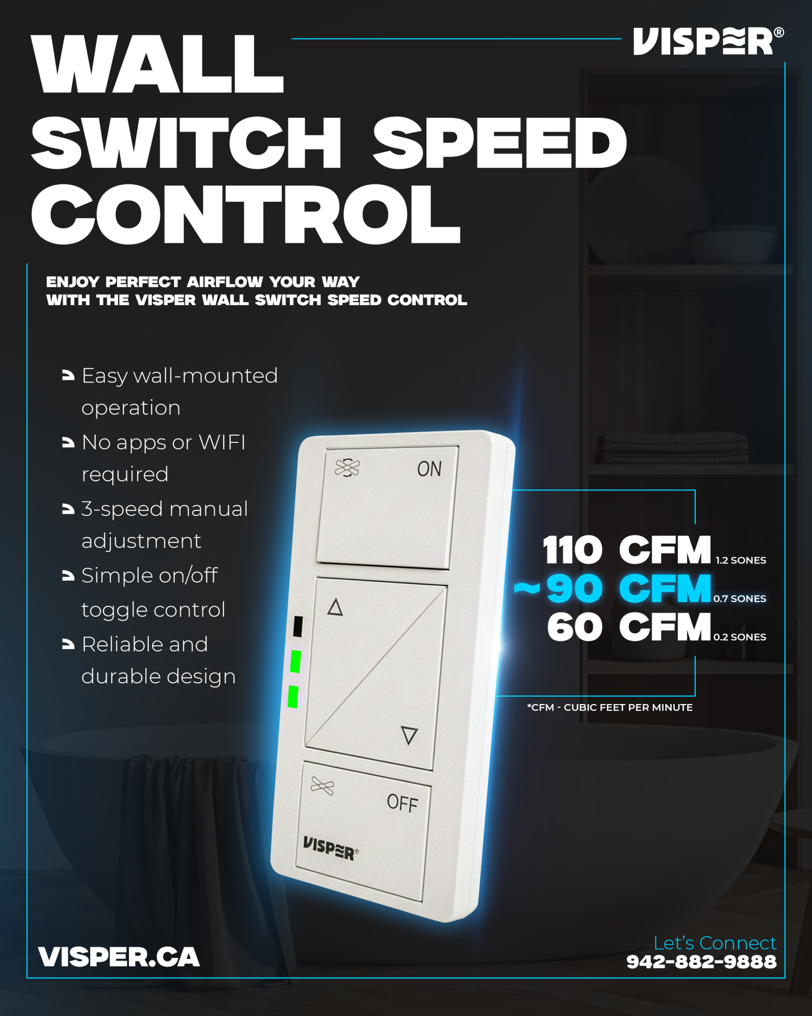Wall Switch Speed Control